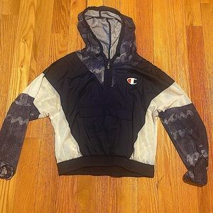 Champion Quarter Zip Windbreaker